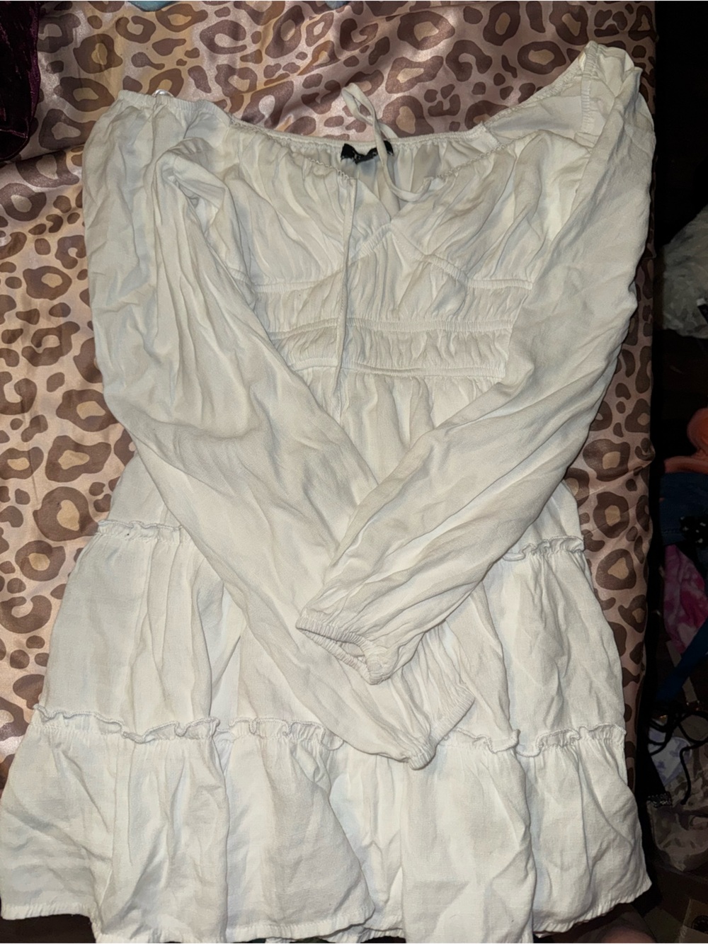 White Smocked Sundress